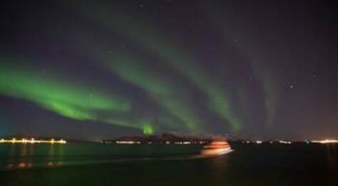 Aurora Borealis Nordlichter in Island